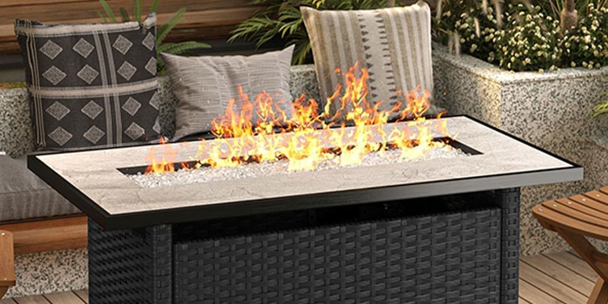 Gizoon 45" Patio Fire Pit Table