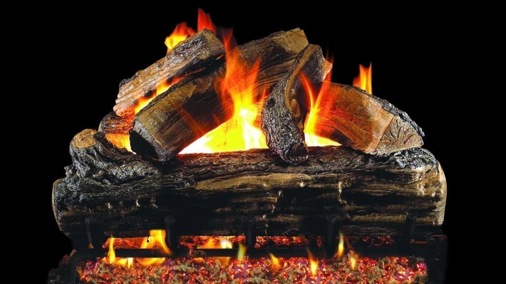 Peterson Real Fyre 18-inch Split Oak Gas Logs - Almost Like Real Logs in the Fireplace