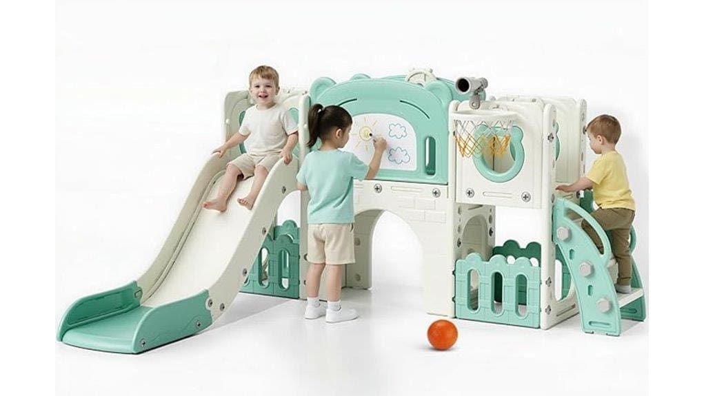 large multi feature toddler slide large multi feature toddler slide