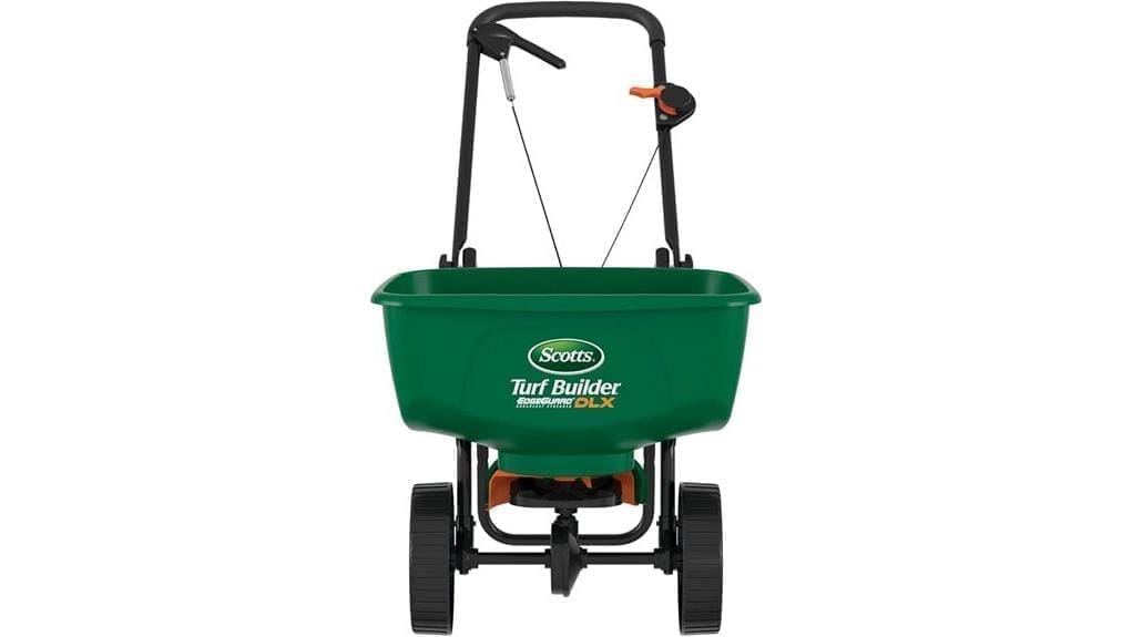 precise durable lawn fertilizer spreader