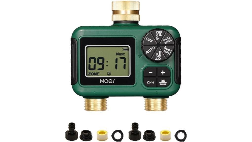 smart dual outlet irrigation controller