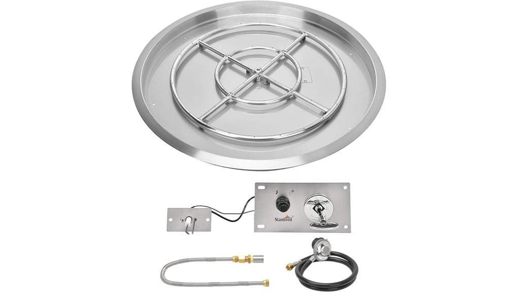 stanbroil 31 inch drop in firepit