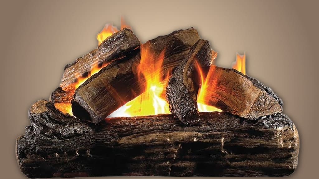 Peterson Real Fyre 18-inch Split Oak Gas Logs - Almost Like the Real Thing